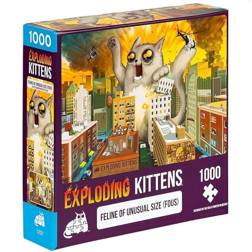 Exploding Kittens 1000 piece jigsaw puzzle